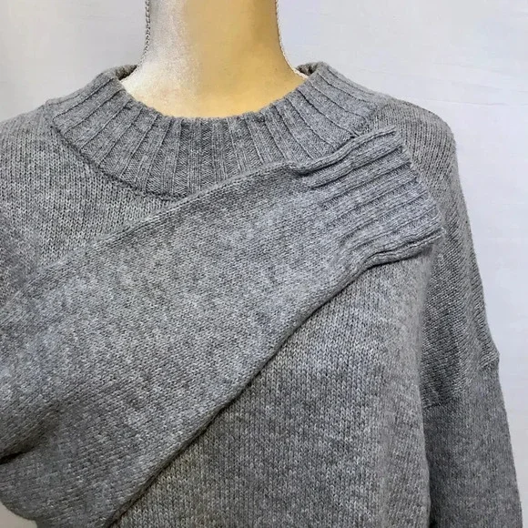 Abound NWT Heather Grey Mini Sweater Dress Women Various - Picture 3 of 9